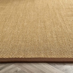 Sisal Natural with Dark Brown Border Runner - thumbnail 4