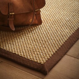 Sisal Natural with Dark Brown Border Runner - thumbnail 3