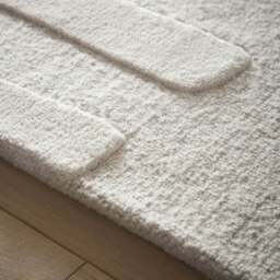 Sculptured Wool Rug Stone Oatmeal - thumbnail 3
