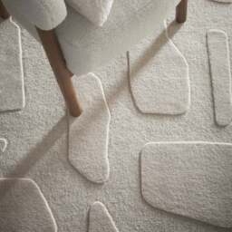 Sculptured Wool Rug Stone Oatmeal - thumbnail 4