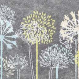Nature 17 Dandelions Grey Doormat - thumbnail 3