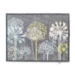 Nature 17 Dandelions Grey Doormat - thumbnail 1