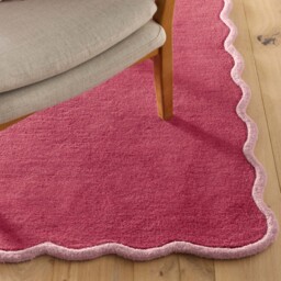 Scalloped Elsie Rug Coral/Lilac - thumbnail 3