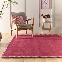 Scalloped Elsie Rug Coral/Lilac - thumbnail 1