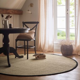 Sisal Light Beige with Black Border Rug - thumbnail 4