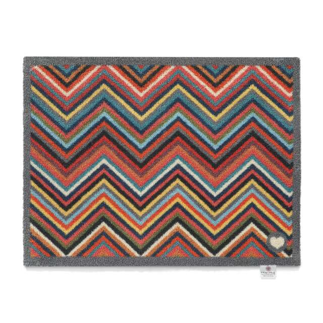 Chevron 1 Multicoloured Doormat - image 1