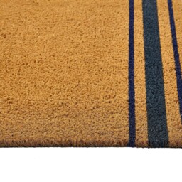 Navy Border Stripe Coir Doormat - thumbnail 3
