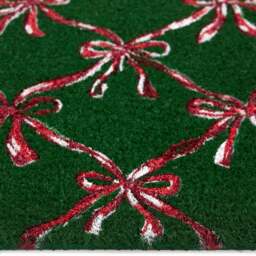 Festive Bows Coir Doormat - thumbnail 3