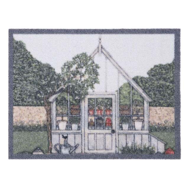 Green House Outdoor Doormat - image 1
