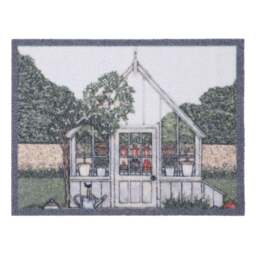 Green House Outdoor Doormat
