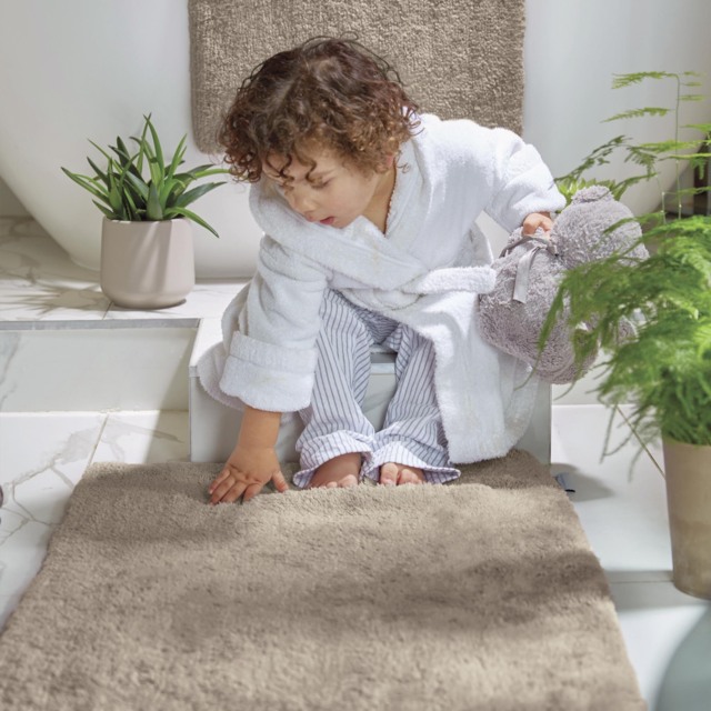 Bamboo Plain Latte Bathmat - image 1