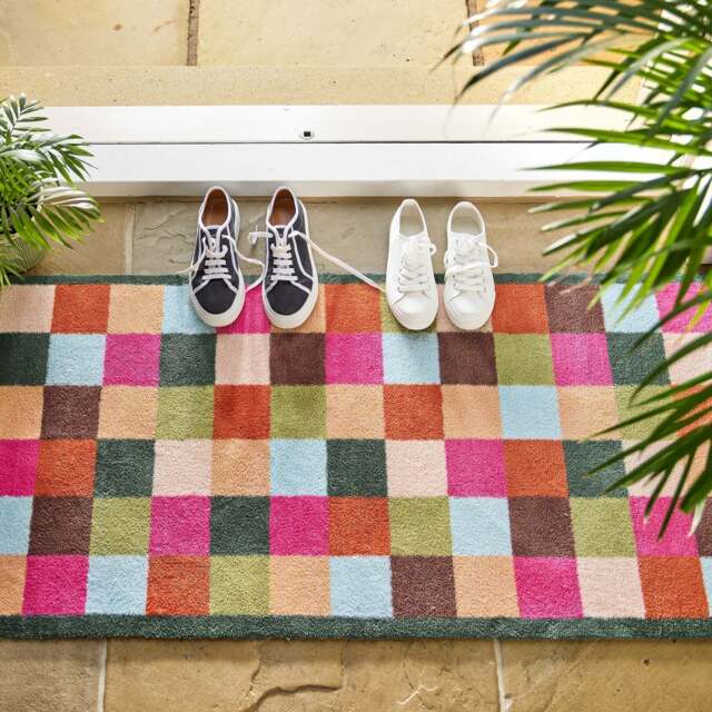 Allsorts Check Washable Runner - image 1