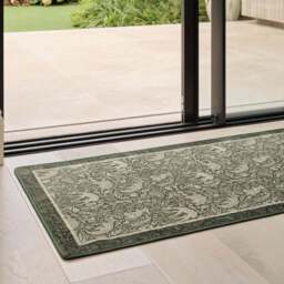Whimsical Woodland Green Eco-Washable Runner