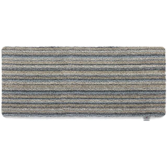 Candy Ribbon Grey Stripe Washable Runner - image 1