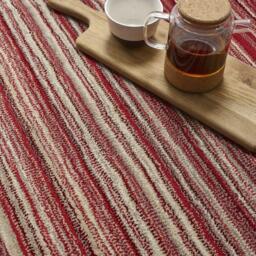 Fine Stripes Rug Red - thumbnail 3