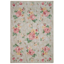 Vintage Rose Natural Eco-Washable Rug - thumbnail 5