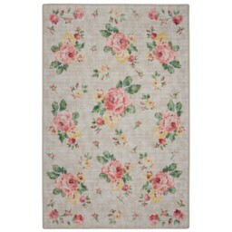 Vintage Rose Natural Eco-Washable Rug - thumbnail 2