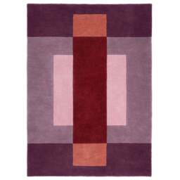 Sienna Block Rich Reds Rug - thumbnail 2