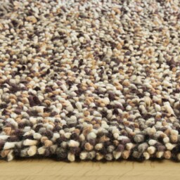 Rocks Shaggy Wool Rug Natural - thumbnail 5