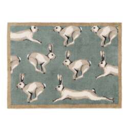 Farmhouse Hares Washable Doormat - thumbnail 2