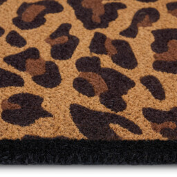Leopard Border Coir Doormat - thumbnail 3
