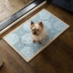 Home 15 Blue Washable Doormat - thumbnail 1