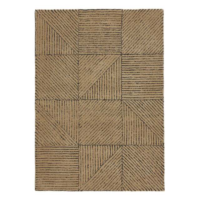 Geometric Rug Sand - image 1