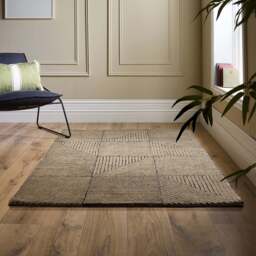 Geometric Rug  Sand - thumbnail 1