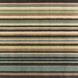 Stripe 84 Blue/Green Washable Doormat - thumbnail 4