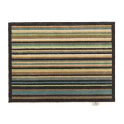 Stripe 84 Blue/Green Washable Doormat - thumbnail 1