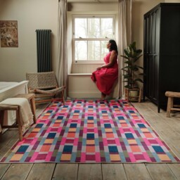 Jude Geo Weave Bright Eco-Washable Rug