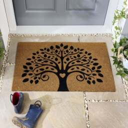 Tree Of Life Coir Doormat