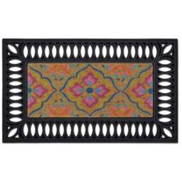 Coir Insert Bright Tile Mat Doormat - thumbnail 3