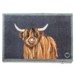 Highland Cow 1 Washable Doormat - thumbnail 2