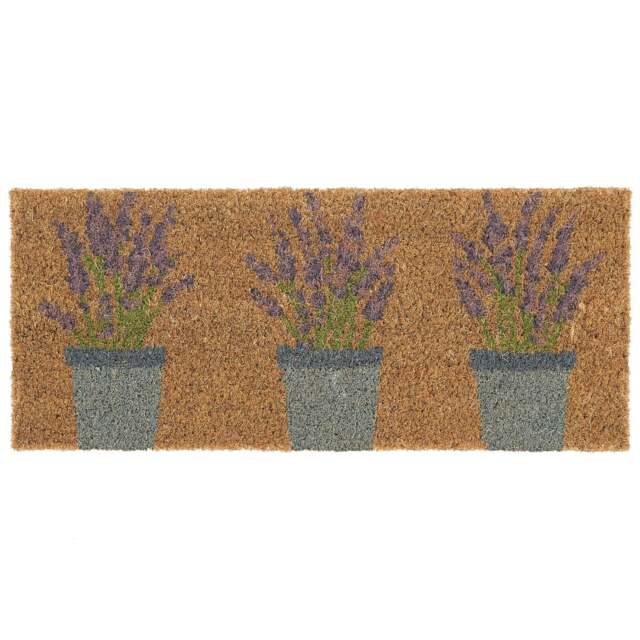 Coir Insert Lavender Doormat - image 1