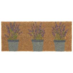 Coir Insert Lavender Doormat - thumbnail 1