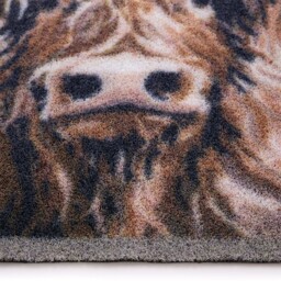 Heritage Highland Cow Outdoor Doormat - thumbnail 3