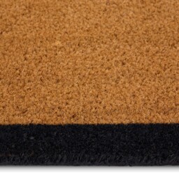 Printed Coir Border Black Doormat - thumbnail 3