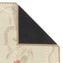 Kitchen Garden Olive & Russet Eco-Washable Rug - thumbnail 4