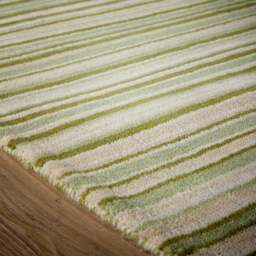 Fine Stripes Rug Green - thumbnail 3