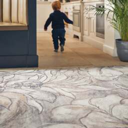 Art Floral Eco-Washable Rug - thumbnail 3