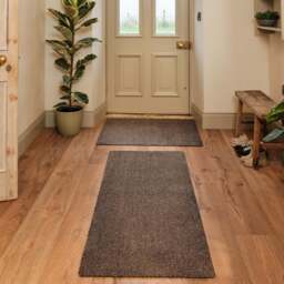 Plain Fleck - Coffee Washable Runner