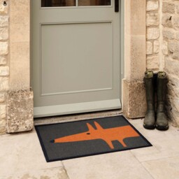 Mr Fox Orange Outdoor Doormat - thumbnail 1