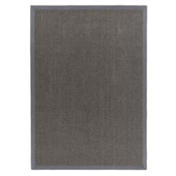 Sisal Grey with Dark Grey Border Rug - thumbnail 2