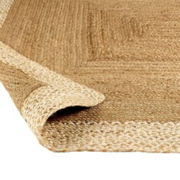 Jute Border Rug Natural White - thumbnail 5