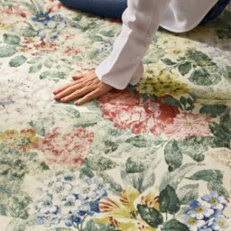 Antique Hydrangea & Rose Eco-Washable Runner - thumbnail 3
