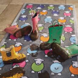 Marra Grey Herdy Washable Runner
