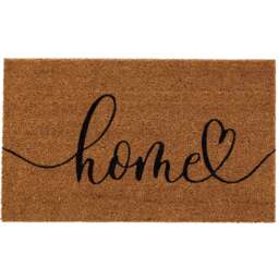 Home Script Coir Doormat