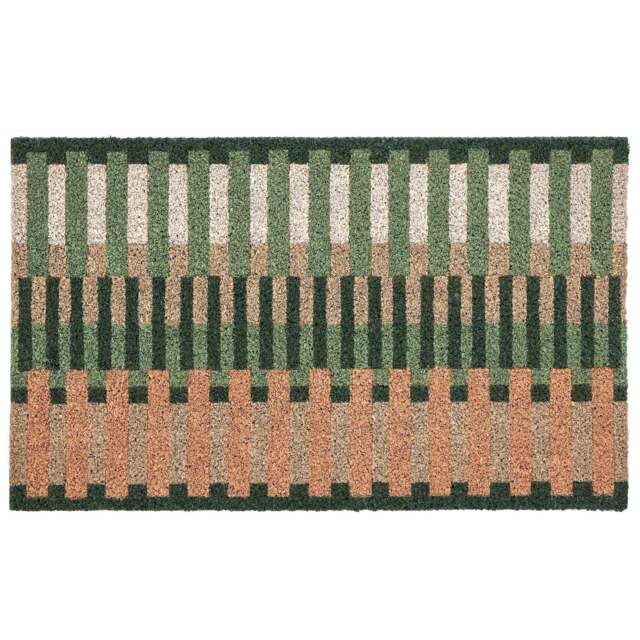 Pastel Broken Coir Stripe Doormat - image 1