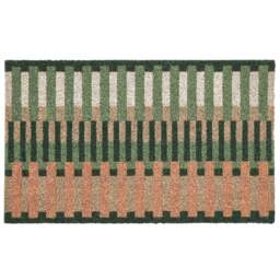 Pastel Broken Coir Stripe Doormat